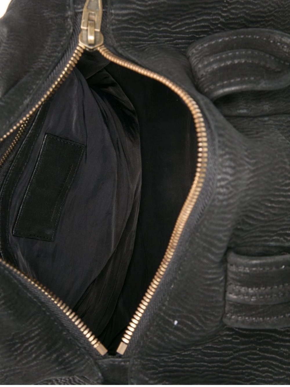 Alexander Wang Black Satchel with Studded Base **missing stud** - Picture 3 of 7